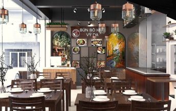 Thiết kế quán Bún bò Huế Vũ Dạ